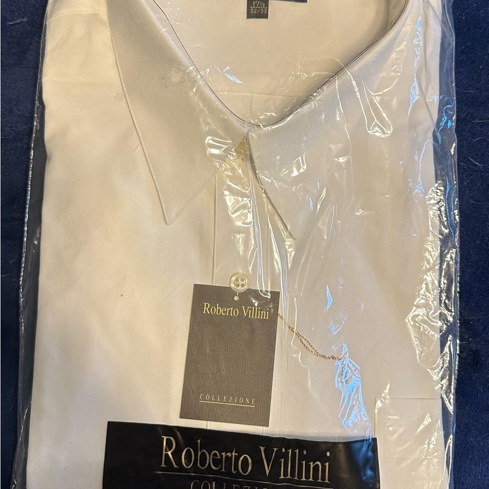 Roberto Villini Classic White Dress Shirt